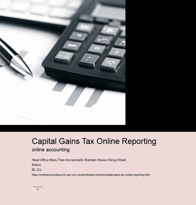Capital Gains Tax Online Reporting